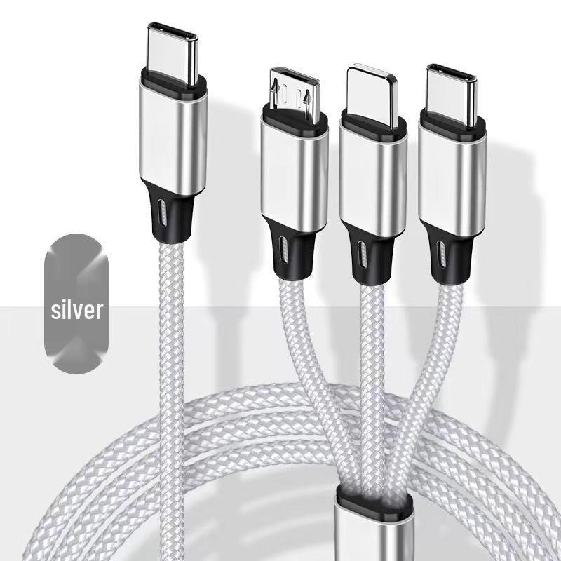 Geflochtenes 5-in-1 PD-Ladekabel für Huawei TYPE-C-Geräte