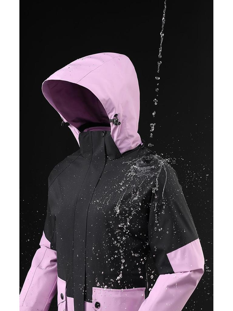 Women's 3-in-1 Waterproof Windproof Warm Outdoor Jacket for Camping & Hiking