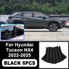 B/C Pillar Stickers For Hyundai Tucson NX4 -2025 - PC Window Decorative Trim for Middle Pillar,Car Exterior Accessories