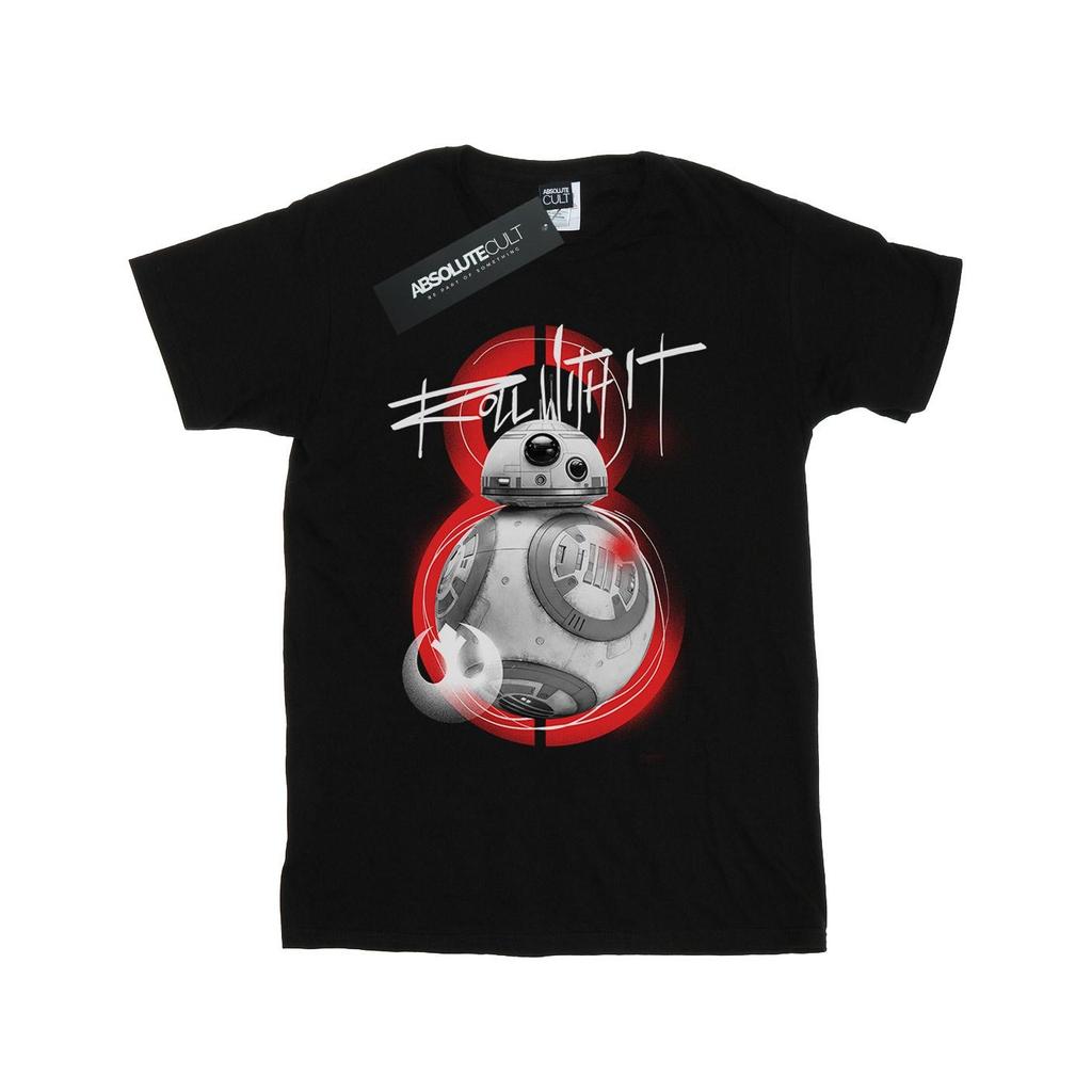 STAR WARS Boys The Last Jedi BB-8 Roll With It T-Shirt