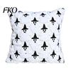 Seasonal Halloween Bedroom Accessories Ghost Cushion Cover, Fuzzy Throw Pillow 18x18 Inch Festive Living Room Sofa Decor Washable Plush Case for Couch