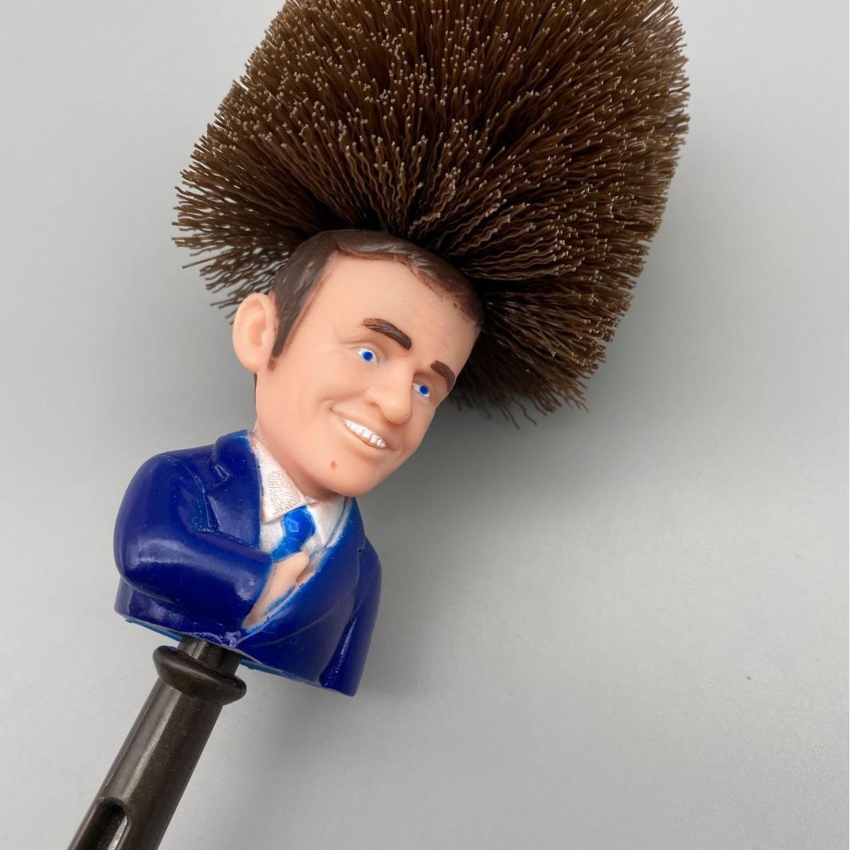 

Туалет Ванная Коричневая Туалетная Щетка, Креативная Кукла Президентская Туалетная Щетка, Французская Туалетная Щетка с Подставкой