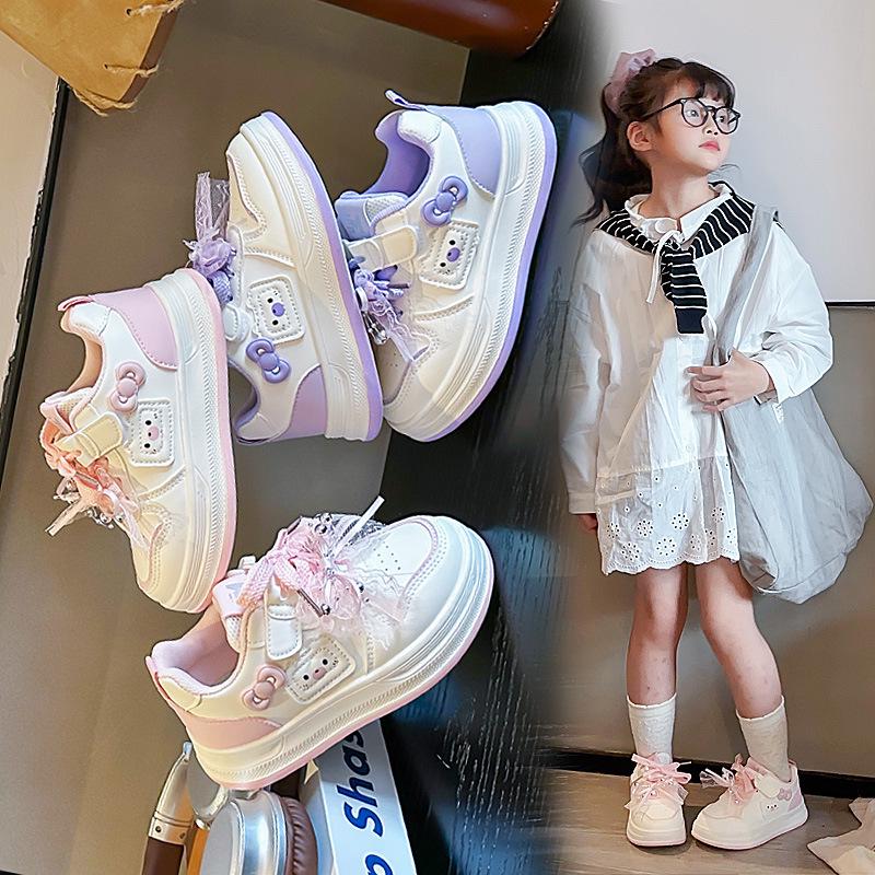 Sweet Soft Sole Girls' Princess & Sports Low-Top Non-Slip Shoes - Spring/Autumn 2026
