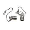 Copper TNC Male Connector Dust Cap with Chain