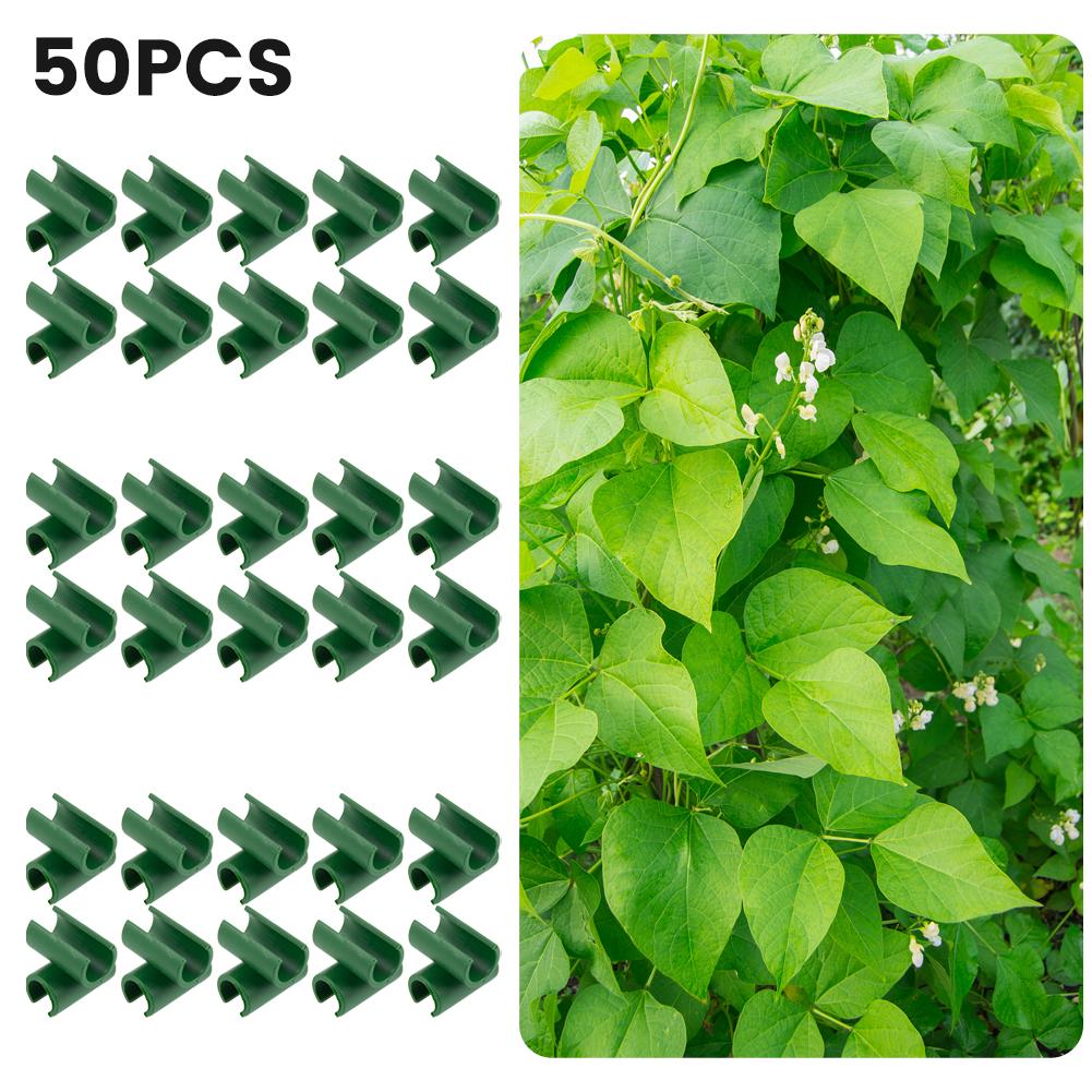 Plant Buckle 50pcs Connectors Strong Climbing Vegetables Fruits Fixed Garden Poles Sun Protection Pole Connectors