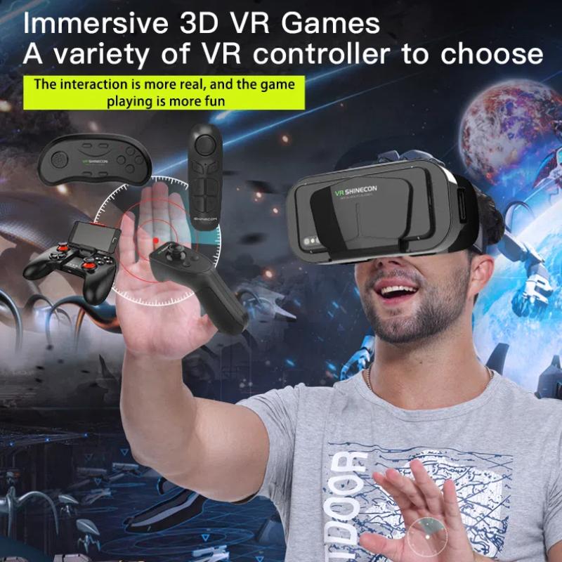 3D VR Gaming Glasses, Head-Mounted Panoramic VR Box, for 4.7-7.0 Inch Smartphones