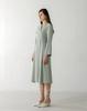 Ish V-Neck Flared Sleeve Dress (Mint)