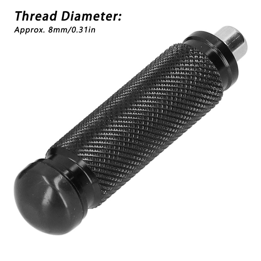 2pcs 8mm Motorcycle Frame Slider Black Drop Protector Anti Falling Protector Aluminum Alloy Anti Scratch Protector Riding Safety