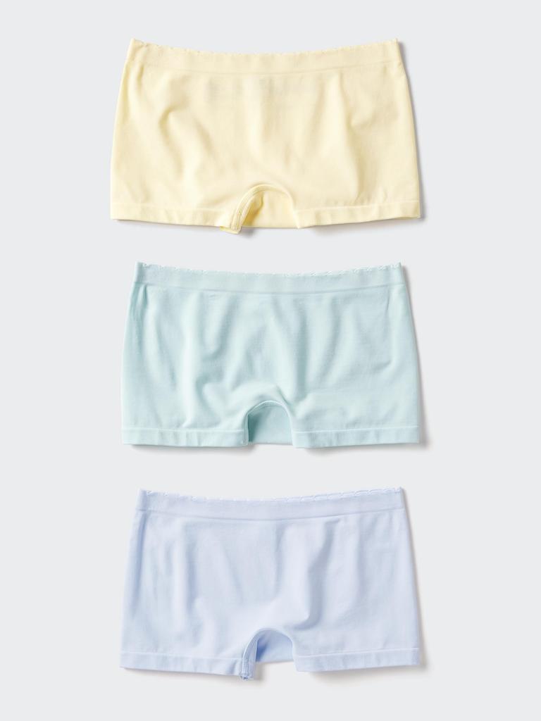 Uniqlo Girls Airism Seamless Shorts  3p  Boxer 