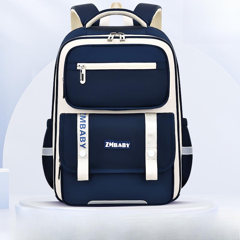 British-style Fashionable Schoolbags for Primary School Students, Boys' and Girls' Designs, for Grades 1-3, Both Shoulders