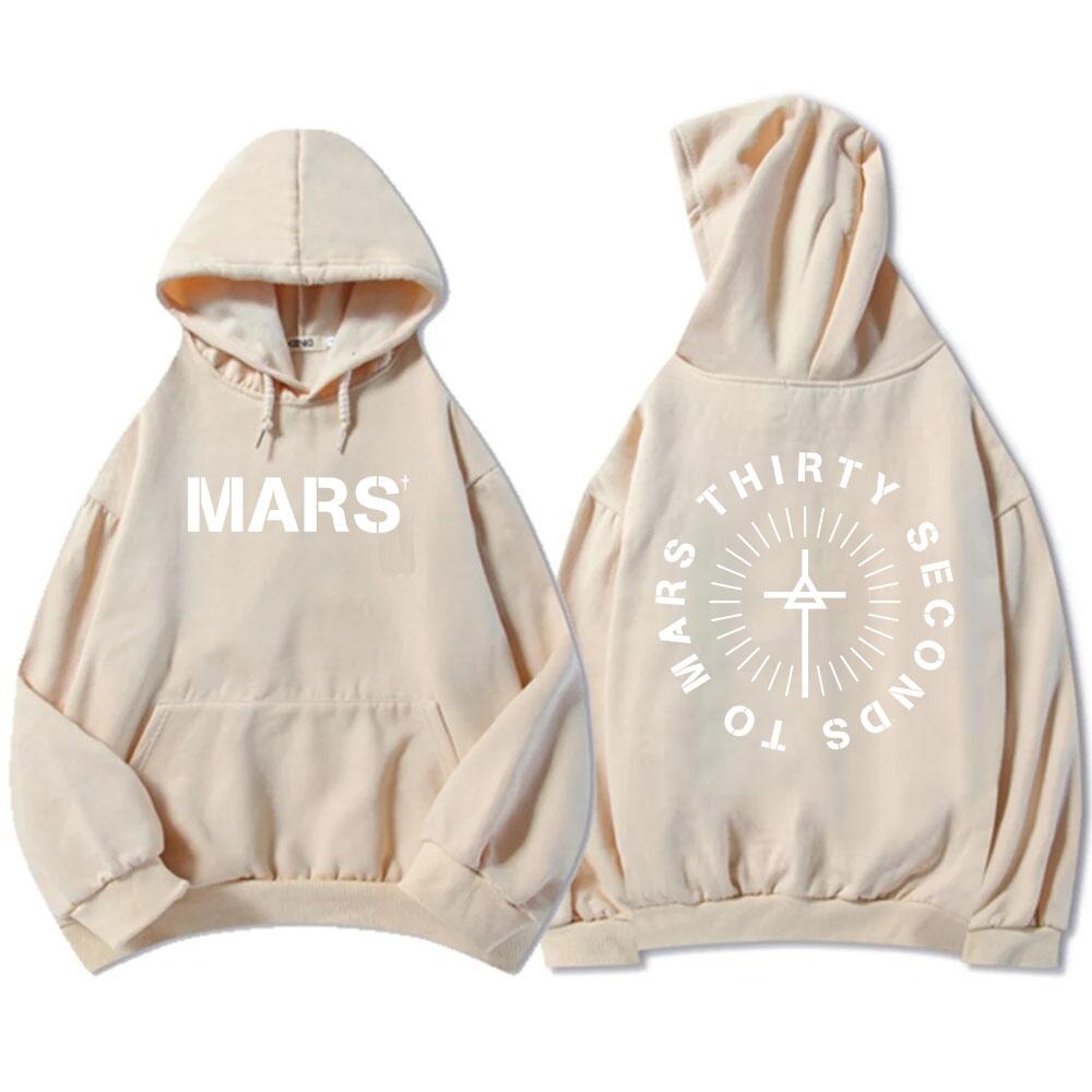 Thirty Seconds To Mars Hoodies Long Sleeve Fashion Hooded Sweatshirts Casual Rock Unisex Streetwear Mens