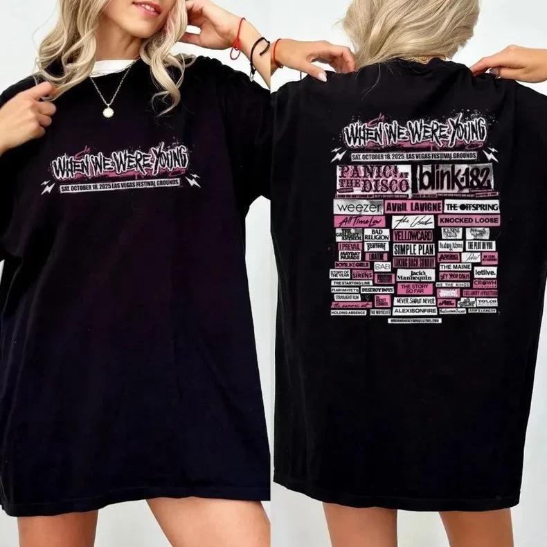 When We Were Young Festival 18 October 2025 T-Shirt – Multicolor Unisex Tee 3XL
