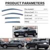 For Porsche Cayenne 9PA 92A 9Y0 Window Visor Weathershield Side Window Deflector Window Decorative Bright Strip Accessories