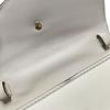 [Pre-Owned] Sylvie Gold Buckle Striped Web Leather Mini Tote Shoulder Crossbody Bag - Good #1YKKBYI