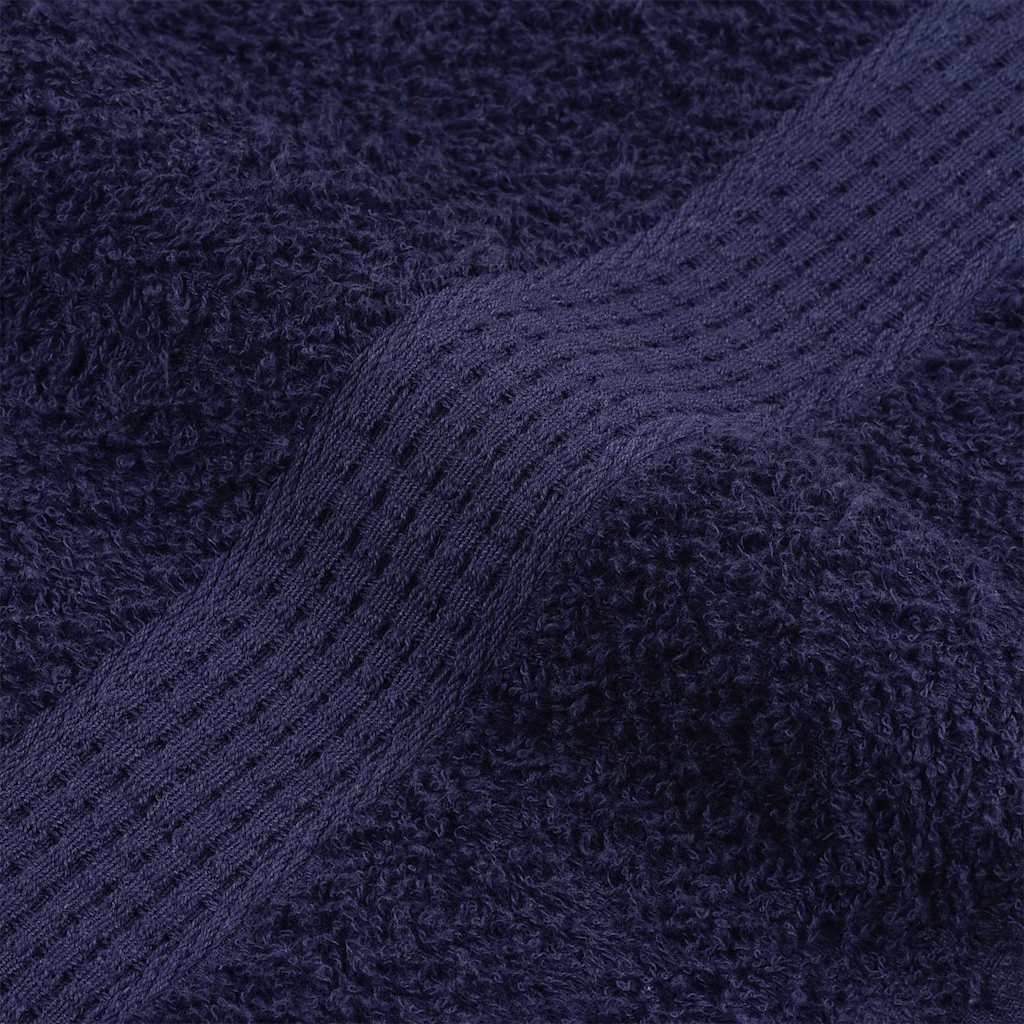 Vidaxl Ręczniki Prysznicowe 2 Szt. Granatowy 360 Gsm 100% Bawełna