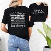 Let Them Maglietta da Donna Continua a Brillare Camicia Ispirazionale Moda Salute Mentale Grafica Top Streetwear Harajuku Magliette a Manica Corta