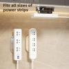 Suction Cup Extension Cable Organizer Wall Mounted Socket Strip Holder No Drilling Required for Living Room Wire Management
