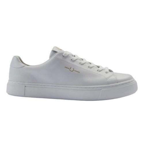 Fred Perry Mens Classic Logo Leather Trainers