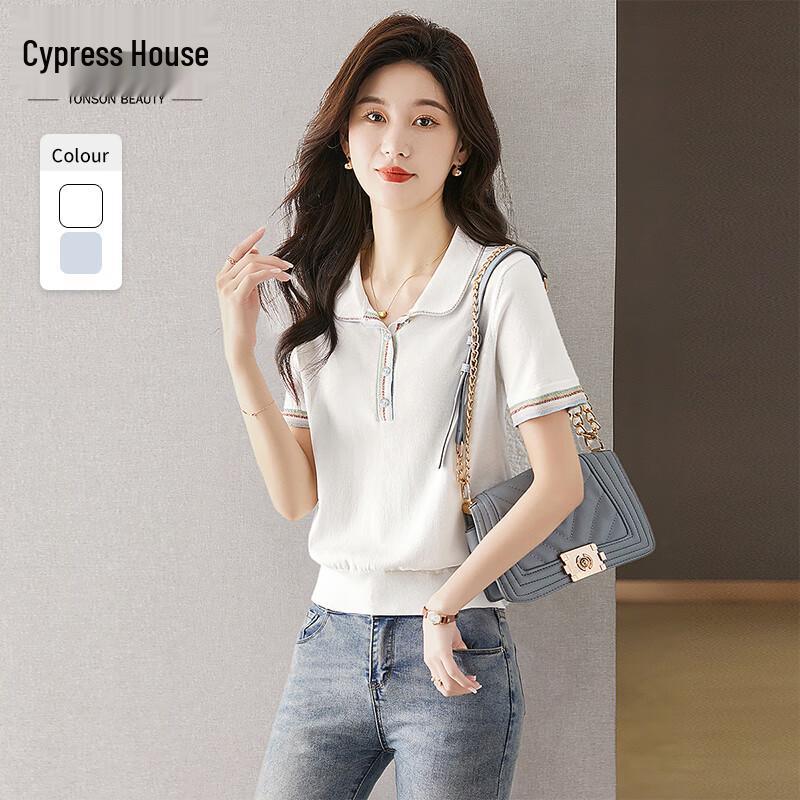 Sybilla Women s Colorblock Slim-Fit Polo Knit Top M