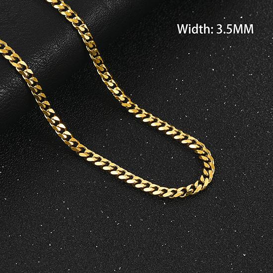 Klobige Edelstahlkette für Herren Gliederkette Panzerkette Miami Cuban Kette Damen Choker Punk Rock Junge Metall Hals Schmuck Accessoire Geschenk