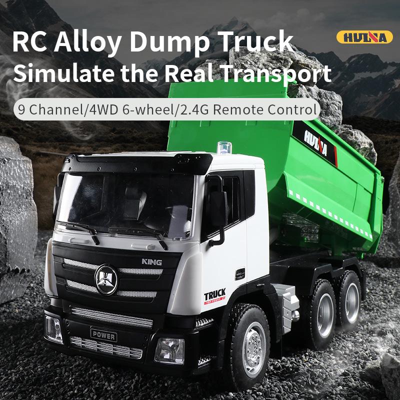 

Huina 1:18 Electric Remote Control Dump Truck Heavy Vehicle Toy Model 1556
