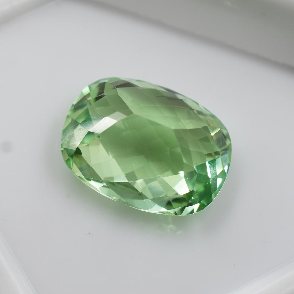 Stunning Natural Bluish Green Sapphire 13.75 Ct Cushion Certified Gemstone