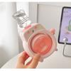 Fine Gentle Mist Portable Desktop Cooling Spray Fan Wide Angle Air Supply Wide Angle Cool Mist Desk Fan for 500mAh