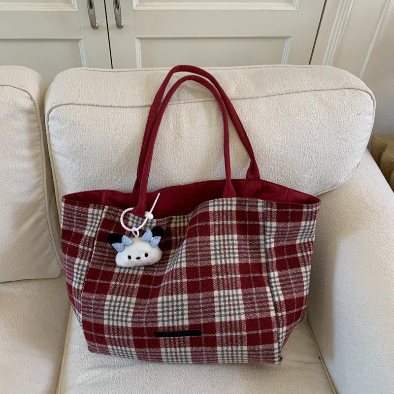 Retro Simple and Fashionable Large-capacity Tote Bag 2025 Casual Personalized Shoulder Bag Autumn and Winter New Women's Bag