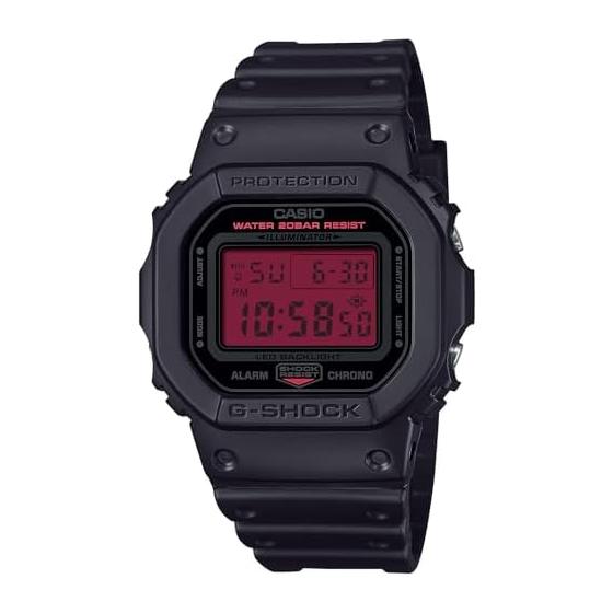 

[Casio] G-Shock Watch [Domestic Genuine Product] Uses Environmentally Friendly Materials DW-5600BBR-1JF Men s Black