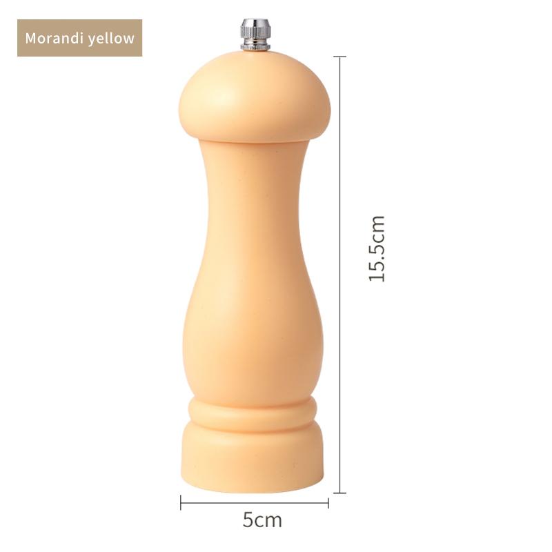 Refillable Salt and Pepper Mill Spice Herb Grinder Cafe 6 Colors Set 1