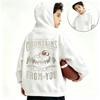 Latest vintage forest-themed letter-printed children's hooded sweatshirt. Boys'and girls'casual long-sleeved hooded sports shirt