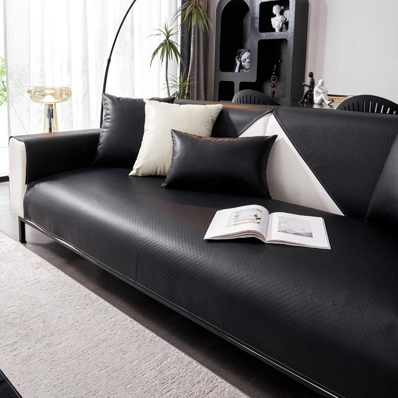 One-Piece Leather Cat Scratch Resistant Sofa Cover Waterproof Dirt-Resistant Wear-Resistant High-End Feel All-Season Sofa Cover