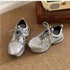 Internet Celebrity Popular Dad Shoes Women 2025 Spring New Korean Version Wear-resistant Heightening Sports Shoes Super Fire Breathable Casual Shoes