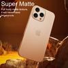 0.3mm Ultra Thin Transparent Matte Phone Case For iPhone 16 15 14 13 12 11 Pro Max Plus Mini Hard Cover Frosted Soft Shell