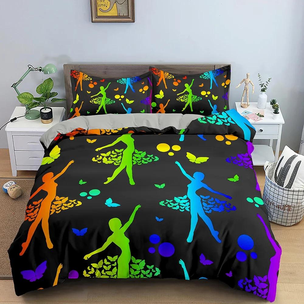 Modern Bedding Set Floral Pattern Duvet Cover Bedroom 3D Comforter Covers Single Twin King Size Quilt Cover Home Textile 2/3PCS