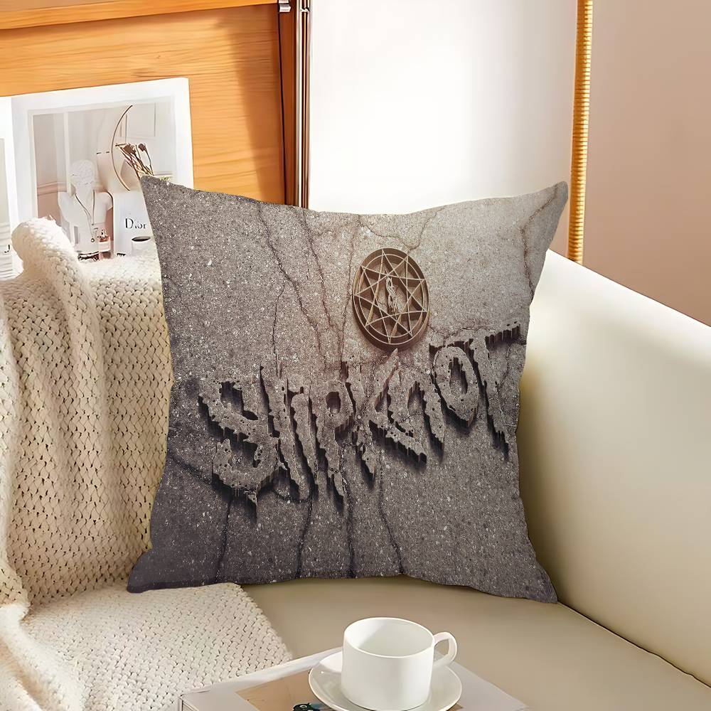 Band S_SlipknotS Pillow Anime Pillow Sofa Bed Head Pillow Cover Cushion Cover 45x45 cm Fashion