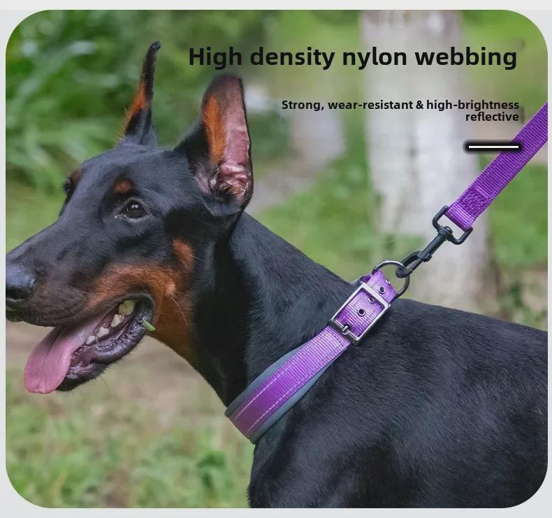 Customizable Neoprene Dog Collar: Comfortable, Non-Squeezing, Reflective Collar for Dogs of All Sizes