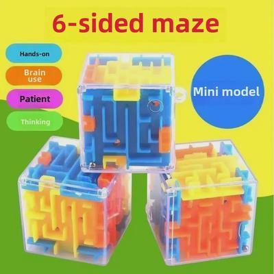 3D magická kostka: Ruční hračka s bludištěm pro rozvoj a dekompresi mozku dětí