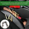 2 PCS Leather Car Seat Gap Filler, Auto Seat Blocker Organizer Fill The Gap Between Seat And Console, Universal Gap Filler Plug Stop Things From