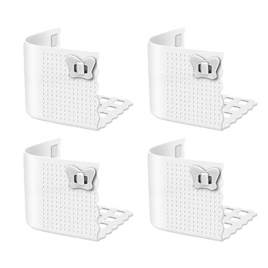 4Pcs Bed Sheet Holder with Butterfly Buckle Adjustable Silicone Bedsheet