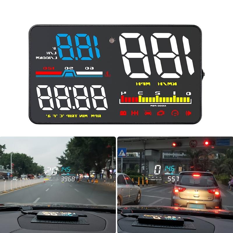 Windshield Projector Meter Car Speedometer Tachometer Head Up Display for Car