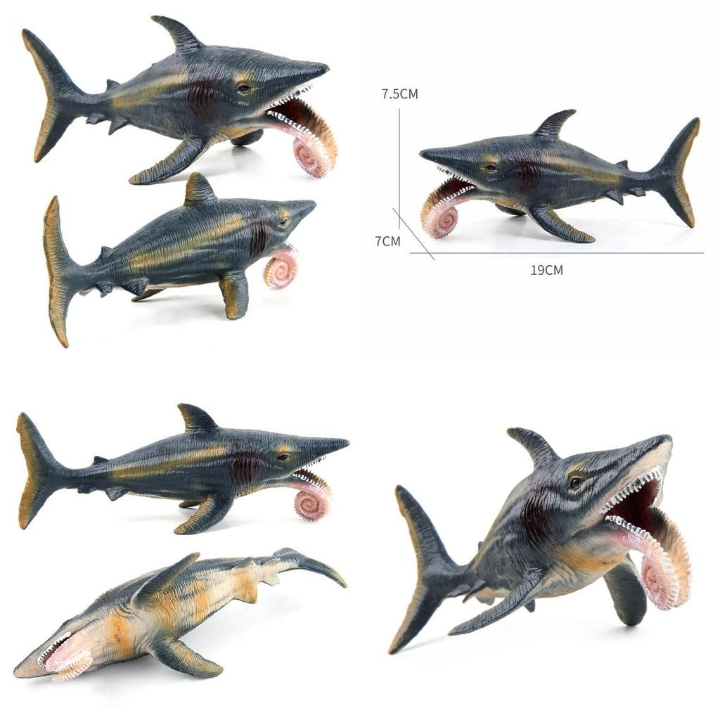 Dinosaur Marine Helicoprion Model For Kids Educational Pvc Realistic Toy