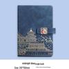 Elegant Leather Chinese Style Business Notebook with Gift Box - Ideal for Meetings
