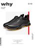 Laorentou Men's Genuine Leather Slip-On Running Shoes with Breathable Mesh and Rotating Buckle.