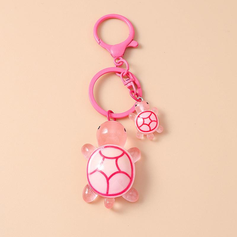Cartoon Little Turtle Keychain Cute Anime Figures Pendant Keychain Exquisite Backpack Decoration Accessories Gifts