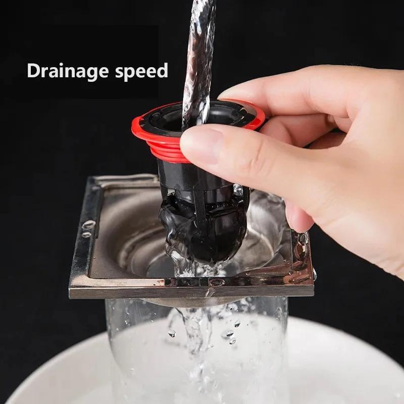 Silica Gel Floor Drain Bullet Anti Odor Core Deodorization Drainage Pipe Toilet Core Sewer Pest Control Device No Peculiar Smell