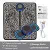 EMS Foot Massager Mat Electric TENS Feet Massager Pad Foldable Massage Mat Muscle Stimulation Fisioterapia Terapia Fisica Salud