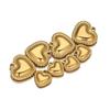 5pcs Stainless Steel Classical Heart Pendant Charms for DIY Jewelry Making Women Necklace Accessories Findings Earrings Supplies