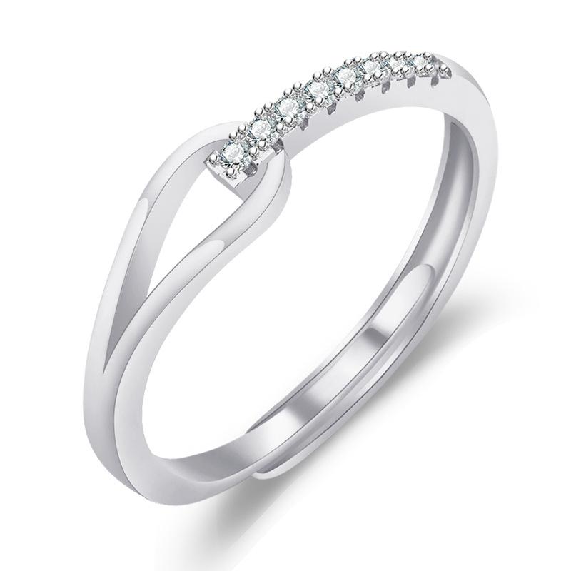 925 Sterling Silver Ring Adjustable Simplicity For women Fashion Exquisite Student Girlfriend Jewelry Accessories Wedding PartyGood product