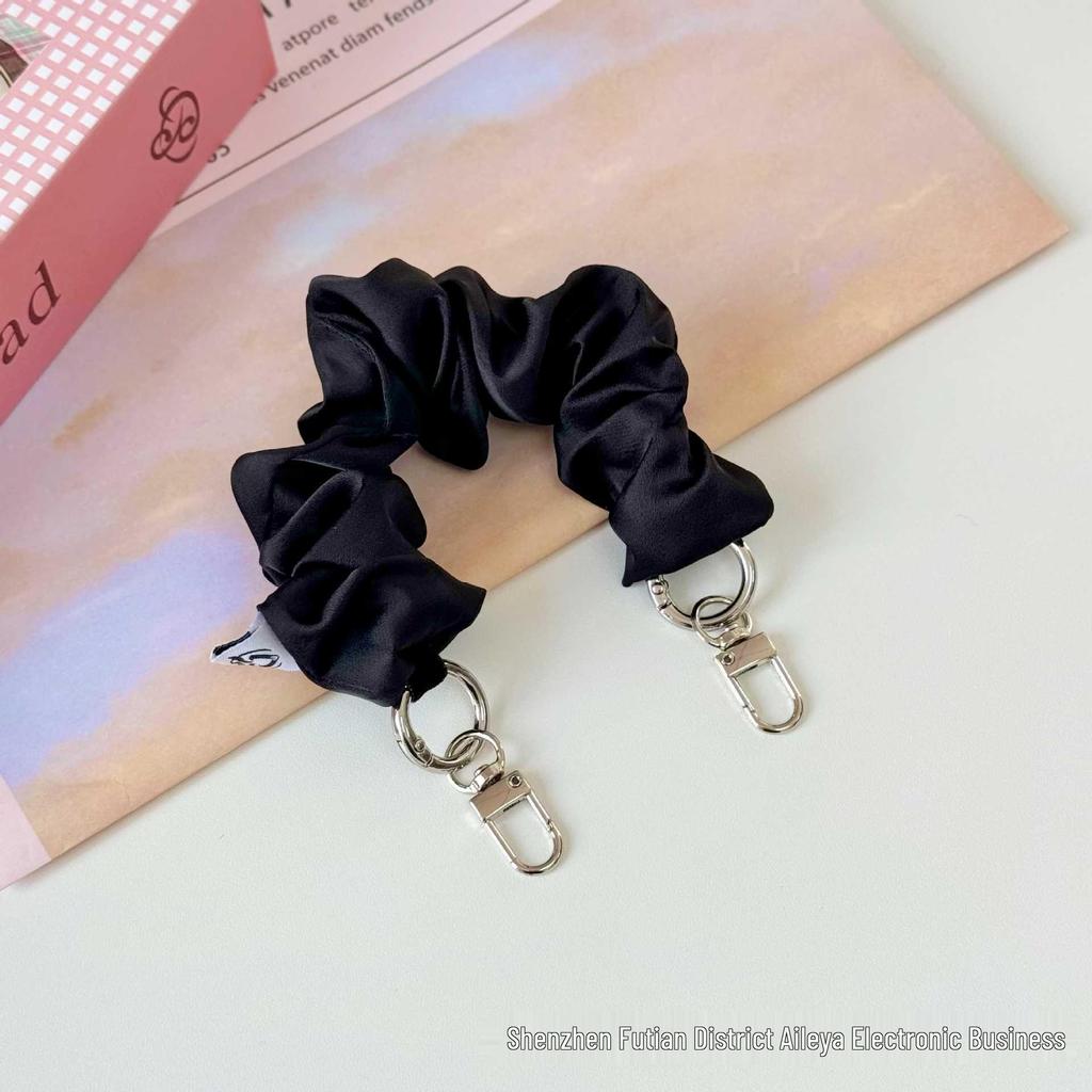 Handheld Double-Ended Buckle Phone Lanyard & Wrist Strap - Elastic Scrunchie with Anti-Loss Design